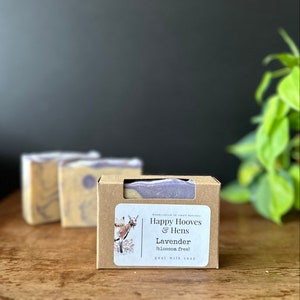 Goat Milk Soap Lavender Blossom Free organic soap floral natural soap handcrafted handmade gift ideas moisturizing soap image 2