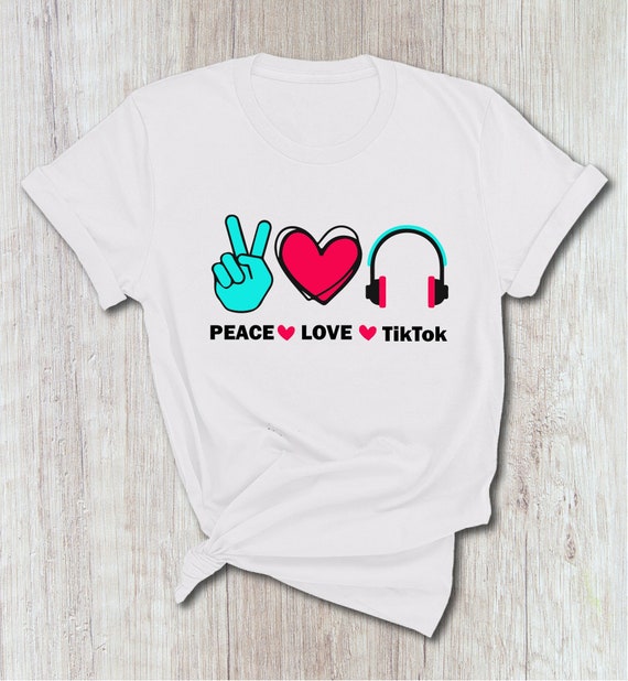 Peace Love Tiktok Tik Tok Viral Trend 