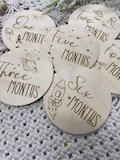 Baby's Space Milestone Markers | Newborn Photography | Monthly Milestones | Social Media Photo Prop | Custom Baby Shower Gift |Space Nursery