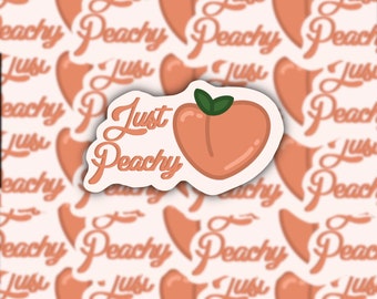 Just Peachy Peach Emoji Sticker