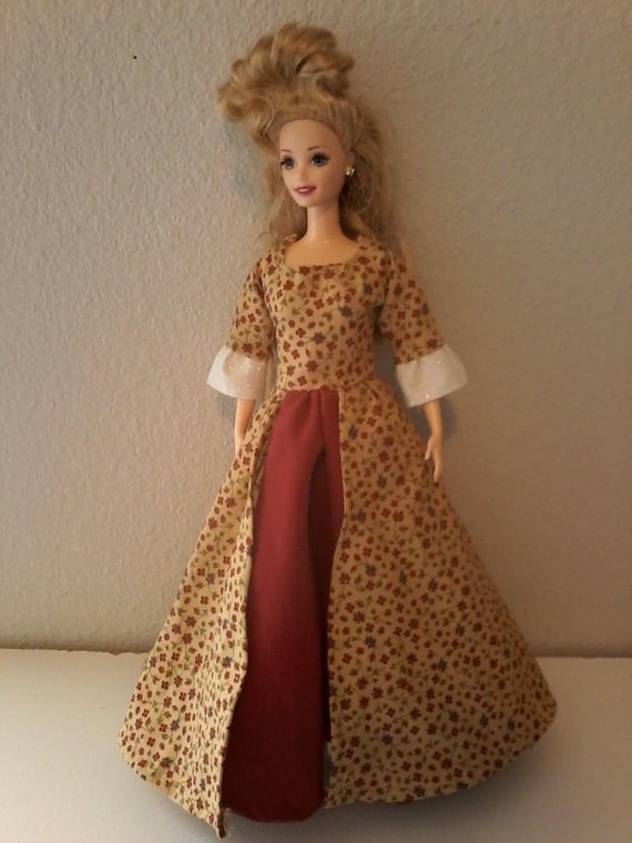 brown barbie dress Vintage Barbie Dress Mattel Mocha Brown Pencil Dress With Sweater Vest
