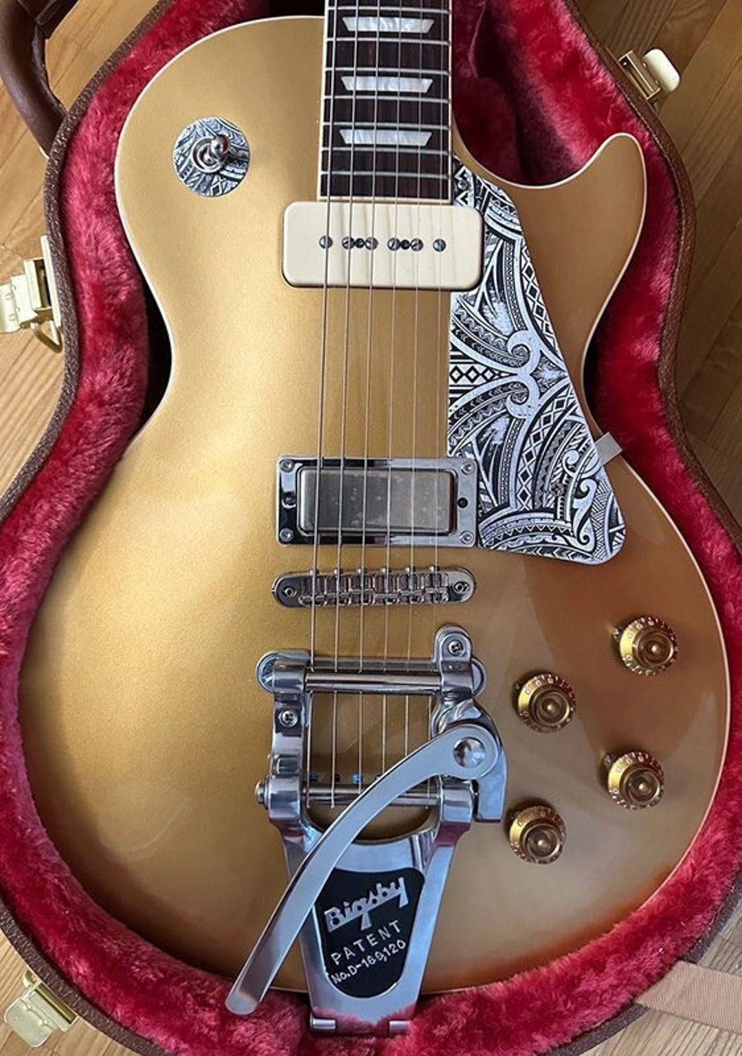 Aged Gibson Les Paul Standard Pickguard Set-of-2 With Truss Rod Cover ...