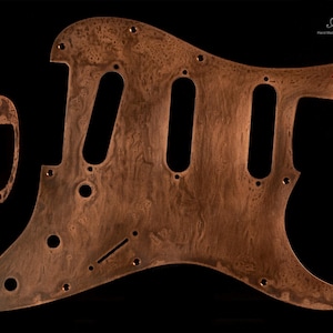 Copper Stratocaster SSS Pickguard SET-of-2 w Jack Boat Cover Solid Copper Metal Distressed Aged Relic Hand Made Unique Strat