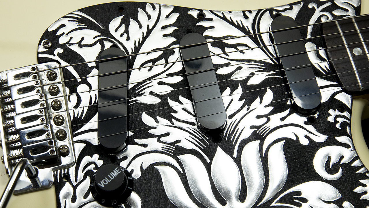 11-hole Fender Strat Replacement Dopro 11 Hole Strat SSS Pickguard - 3D ...