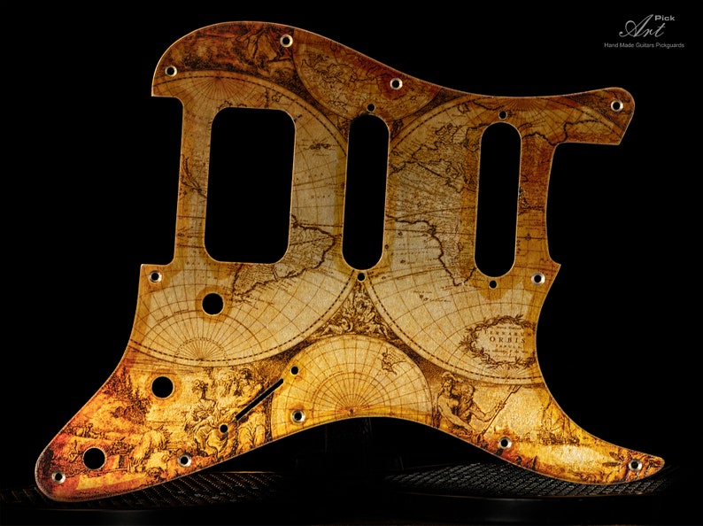Stratocaster Professional II Pickguard HSS Strat Pickguard Aluminum ...
