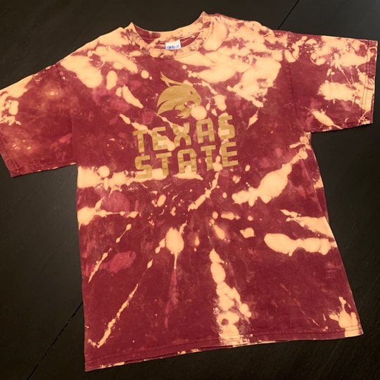 Texas State Bobcats Upcycled 3D Shirt