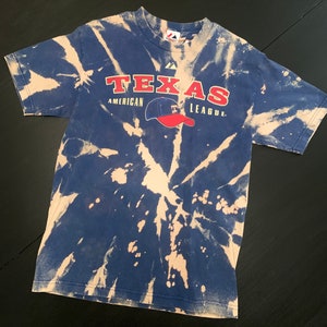 NWT Womens Texas Rangers Cute '47 Brand White/Blue Short Sleeve Logo  Shirt Large