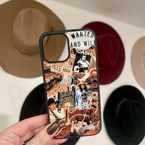Cowboy Collage Custodia per telefono