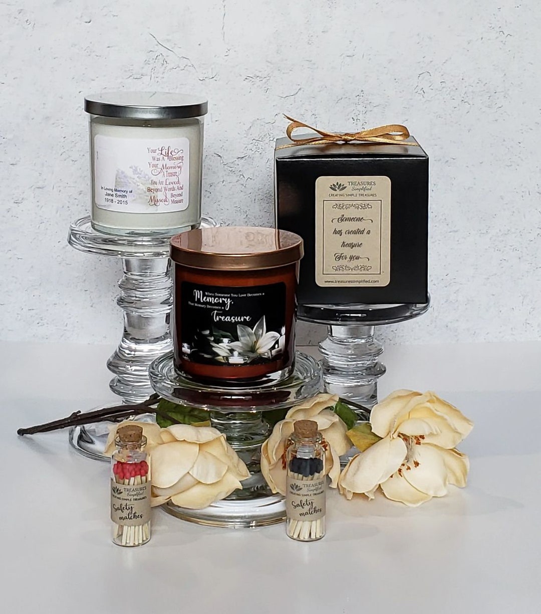 Memorial Candle Gift Set Etsy
