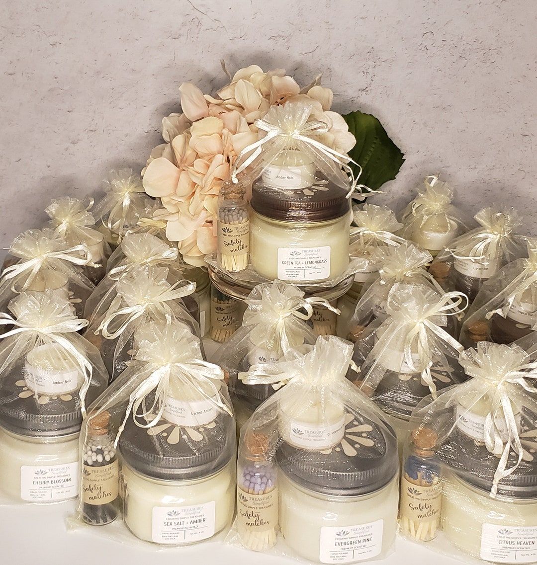 Personalized 24 - 4 Oz Soy Candle Set | Bulk Gifts | Corporate Gifts ...