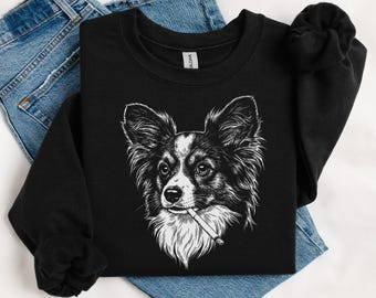 Papillon Smoking Meme Shirt, Brainrot Paps Gen Z Tee, Dog Lover