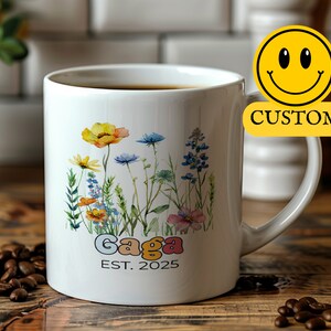 Gaga Mug For Grandparent Pregnancy Announcement, Grandma Mug Perfect For New Grandma Gift, Pregnancy Reveal To Grandparent, New Gaga Gift