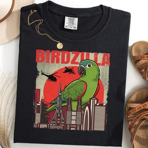Hahn Macaw Birdzilla Shirt, Funny Macaw Birb Tee, Bird Lover Gift