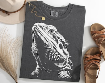 Bearded Dragon Shirt, Lizard Lover Tee, Reptile TShirt, Exotic Pet Shirt, Bearded Dragon Owner Gift, Dragon Lizard Tee, Reptile Shirt