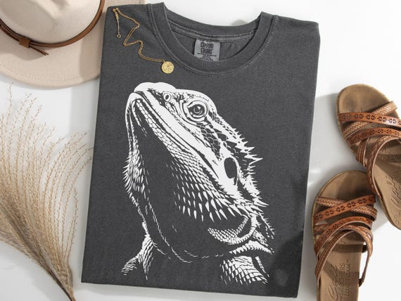 Bearded Dragon Shirt, Lizard Lover Tee, Reptile TShirt, Exotic Pet Shirt, Bearded Dragon Owner Gift, Dragon Lizard Tee, Reptile Shirt