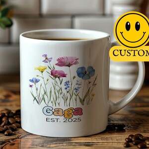 Gaga Mug For Grandparent Pregnancy Announcement, Grandma Mug Perfect For New Grandma Gift, Pregnancy Reveal To Grandparent, New Gaga Gift