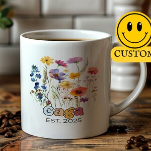 Gaga Mug For Grandparent Pregnancy Announcement, Grandma Mug Perfect For New Grandma Gift, Pregnancy Reveal To Grandparent, New Gaga Gift