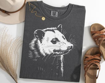 Opossum Shirt, Cute Marsupial T-Shirt, Opossum Graphic Tee, Wildlife Lover Shirt, Gift for Animal Enthusiasts