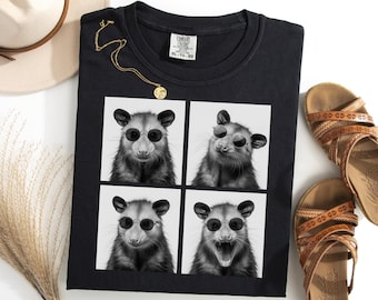 Opossums Photobooth Shirt, Funny Opossums Selfie Tee, Opossums Lover Gift