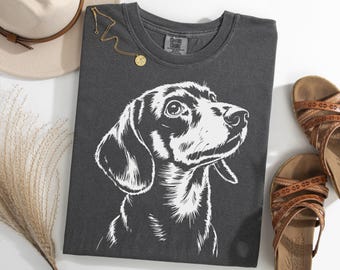 Camiseta de perro salchicha, camiseta de salchicha, regalo para amantes de los perros salchicha, camiseta linda de doxie, camiseta larga para perro, camiseta divertida de perro salchicha