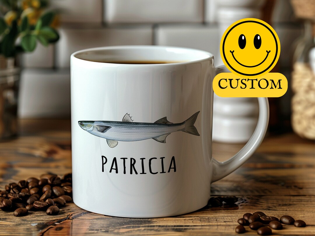 Hooked On Fishing Personalized Angler Coffee Mug