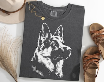 German Shepherd Shirt, Loyal Dog T-Shirt, German Shepherd Graphic Tee, Police Dog Lover Shirt, Gift for Dog Owners