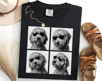 Camiseta de fotomatón de Goldendoodle, divertida camiseta de selfie de Goldendoodle, regalo para dueños de perros