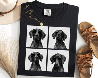 German Shorthaired Pointer Photobooth Shirt, Funny GSP Selfie Tee, Dog Owner Gift