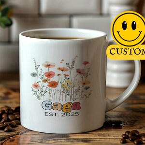 Gaga Mug For Grandparent Pregnancy Announcement, Grandma Mug Perfect For New Grandma Gift, Pregnancy Reveal To Grandparent, New Gaga Gift