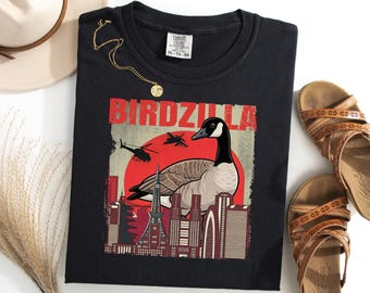 Goose Birdzilla Shirt, Funny Goose Birb Tee, Bird Lover Gift
