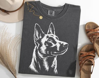 Maglietta per cani da pastore belga, maglietta per cani da protezione, maglietta per unità cinofila, regalo per amanti dei cani da pastore belga, maglietta per cani da guardia, maglietta per cani da lavoro, maglietta per cani poliziotto