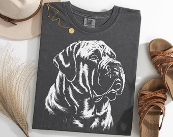 Mastiff Shirt, Giant Dog Lover T-Shirt, Mastiff Graphic Tee, Guard Dog Shirt, Gift for Big Dog Owners