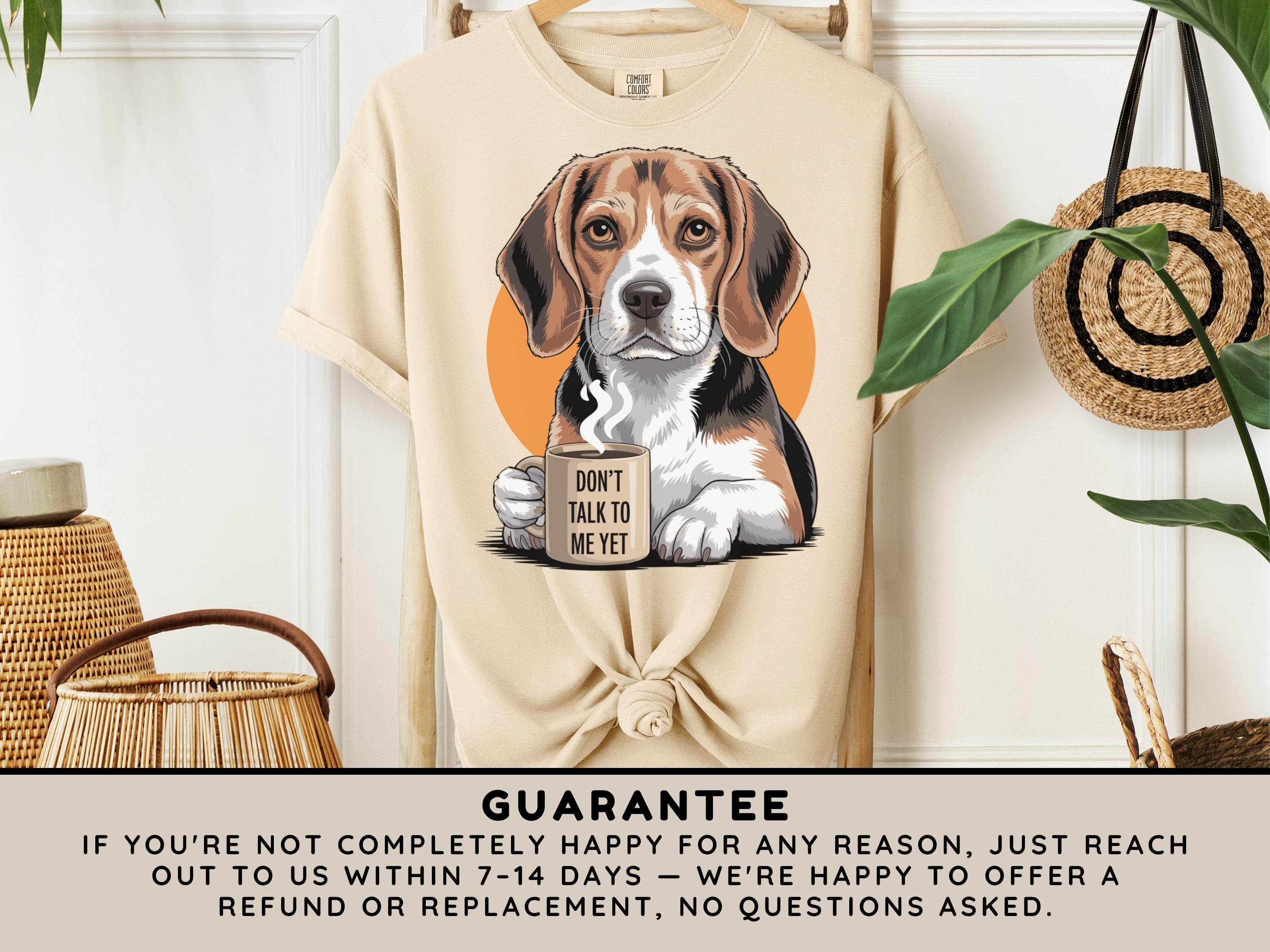Beagle Dog Shirt, Coffee Dog Lover Tee, Don