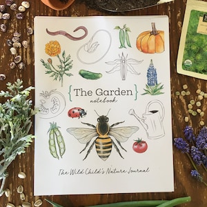El cuaderno JARDÍN - Estudio de la naturaleza imprimible para educación en el hogar Charlotte Mason