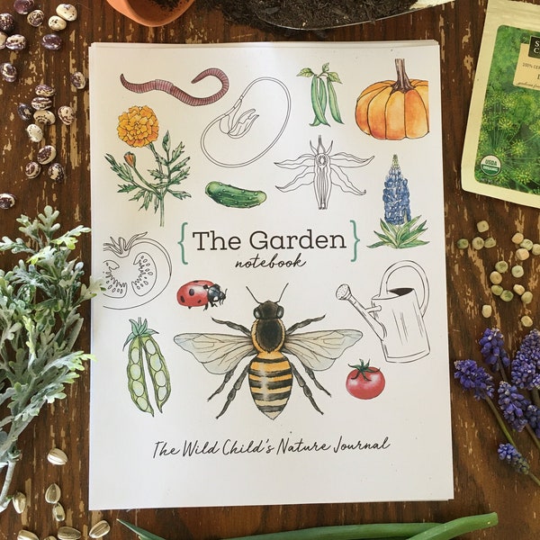 The GARDEN Notebook - Étude sur la nature imprimable à la maison Charlotte Mason