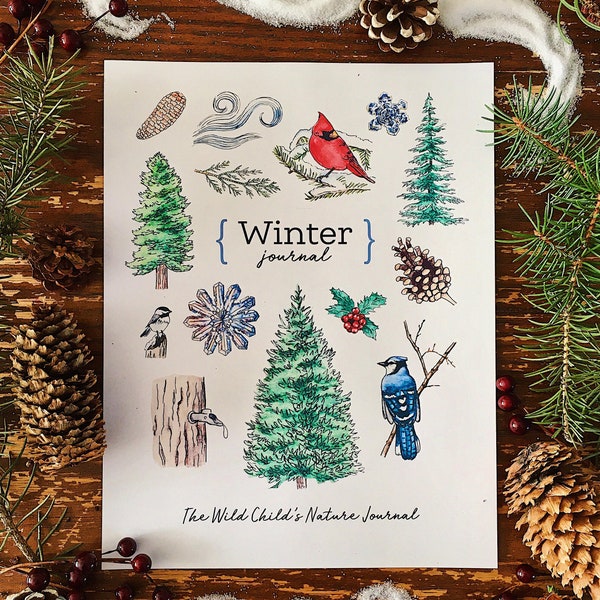 WINTER Journal - Homeschool Printable Charlotte Mason Nature Study