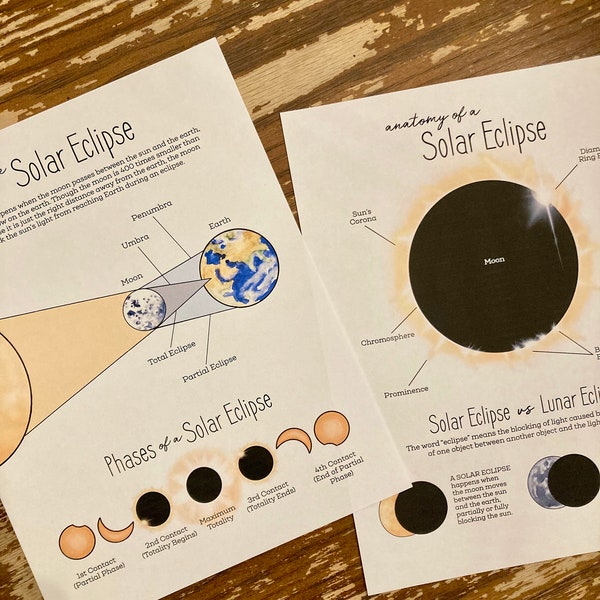 NEW Solar Eclipse Mini Unit Study