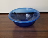 Vintage 1L Pyrex cobalt blue mixing nesting bowl 322