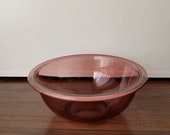 Vintage Pyrex 1.5L cranberry mixing nesting bowl 323