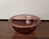 Vintage Pyrex 1L cranberry mixing nesting bowl 322