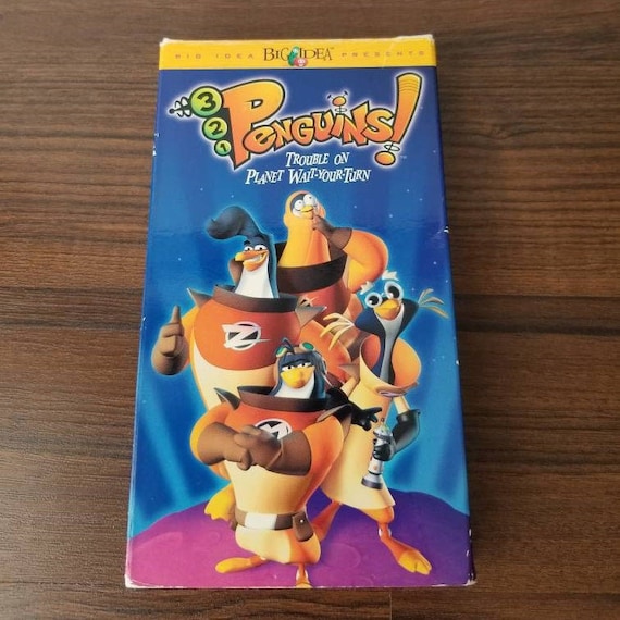 VHS 3-2-1 Penguins Trouble on Planet Wait-your-turn - Etsy