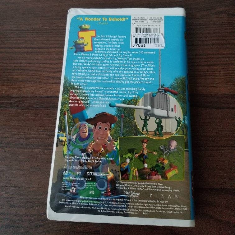 VHS Toy Story Gold Collection Special Edition Etsy