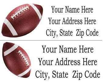 60 YOUR FOOTBALL TEAM Return Address Labels....Many Choices....Free Shipping