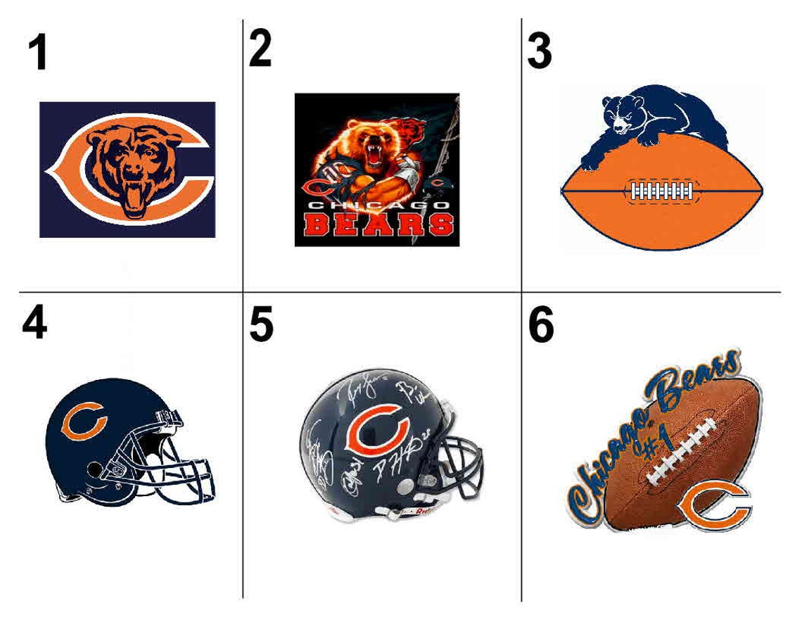 60 NFL CHICAGO BEARS Return Address Labels Many Choices Etsy