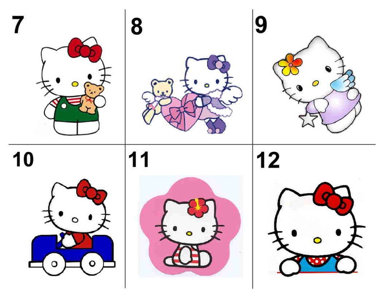 120 HELLO KITTY Return Address Labels...many Choices...free Shipping Etsy