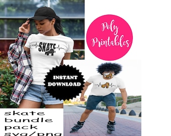 Roller Skate heartbeat,  roller skating svg, roller skating  shirt svg, Skate  svg cut file , tshirt design,  couples skate shirt  svg