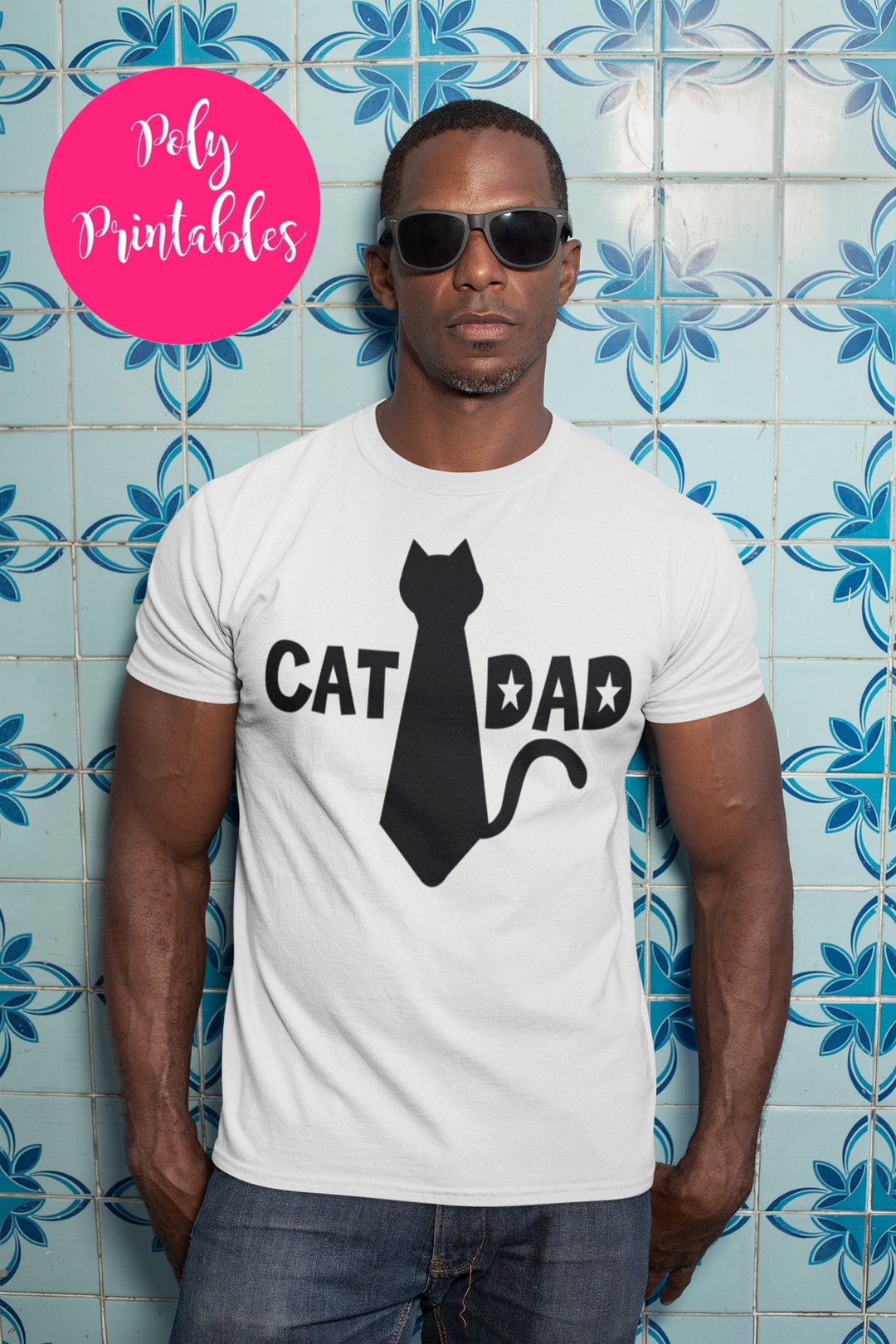 Cat Dad, Cat Dad Svg , Cat Dad Tshirt Design, Father's Day Svg, for