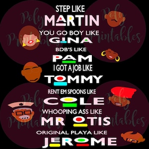 Like Martin, digital file,  couples PNG file, 90's t.v show, black marriage PNG,  layered svg, black love sublimation, instant download