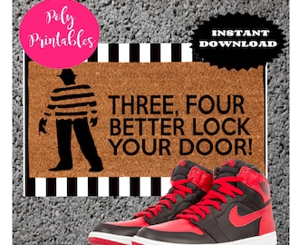 Halloween  doormat svg, scary doormat svg, cut file for cricut and silhouette, trick or treat mat svg