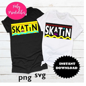 SKATIN svg , roller skating svg, roller skating shirt svg, Skate svg cut file , Martin skatin,  couples skate shirt  svg ,  instant download